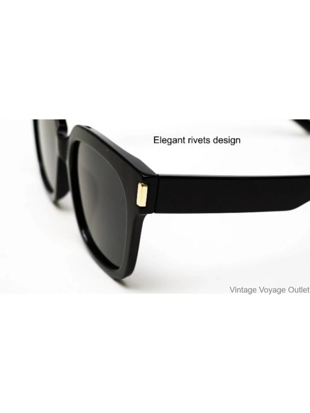 Trendy Square Large Frame Polarized Sunglasses UV400 Protection Plastic